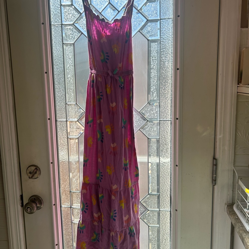 Floral Pink Maxi Dress